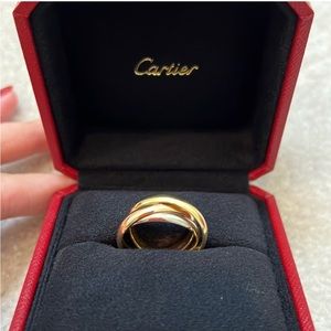 Cartier Trinity Ring Classic white gold yellow gold rose gold men size 58mm
